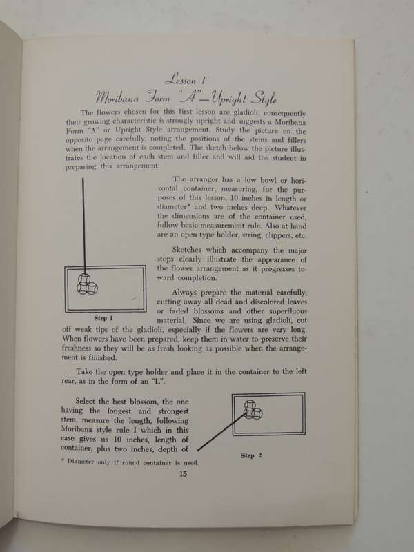 Japanese Flower Arrangement in a Nutshell, A Primer - Ellen Gordon Allen    Pub 1970