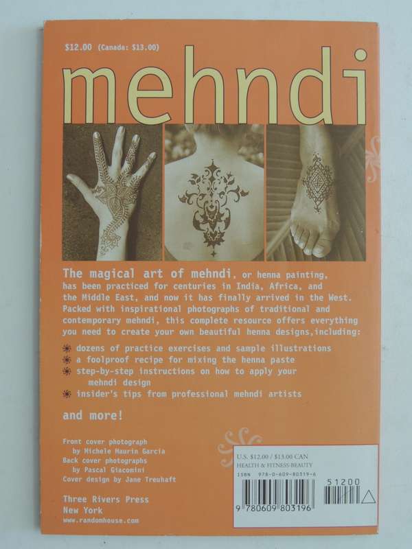 Mehndi: The Art of Henna Body Painting - Carine Fabius