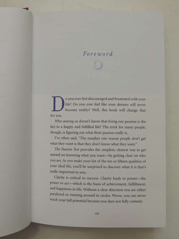 The Passion Test: The Effortless Path to Discovering Your Destiny -Janet Bray Attwood, Chris Attwood