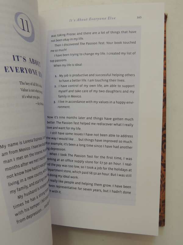 The Passion Test: The Effortless Path to Discovering Your Destiny -Janet Bray Attwood, Chris Attwood