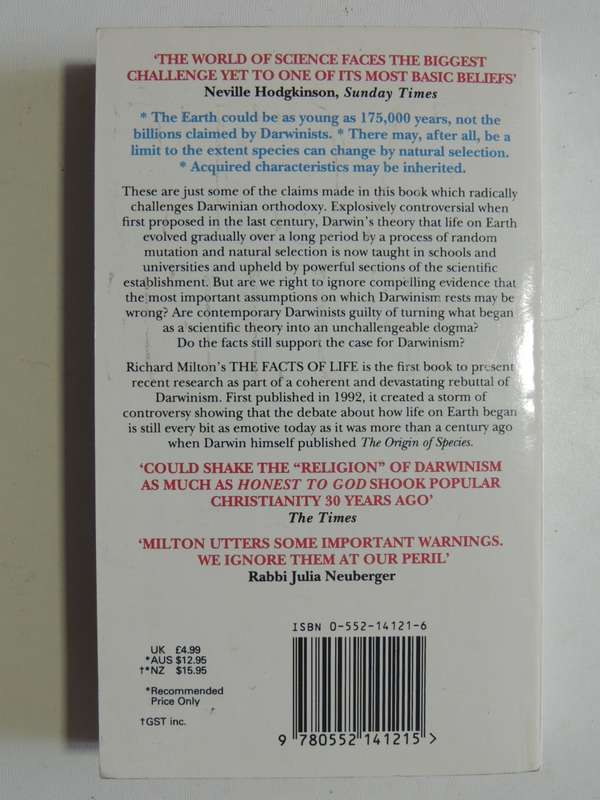The Facts Of Life - Shattering The Myths Of Darwinism - Richard Milton