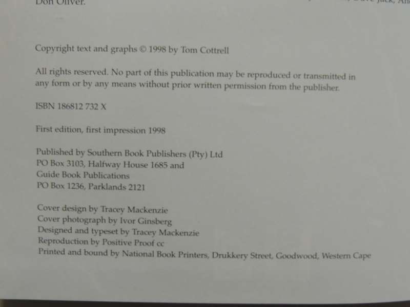 Comrades Marathon Yearbook - Tom Cottrell, Ian Laxton & Larry Lombard