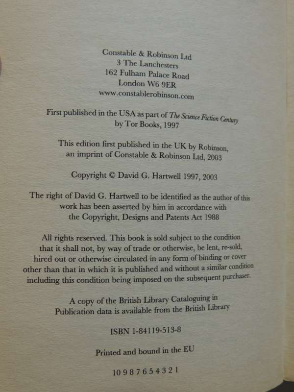 The Mammoth Book Of 20th Century Fiction - Volume 1- ed David G. Hartwell