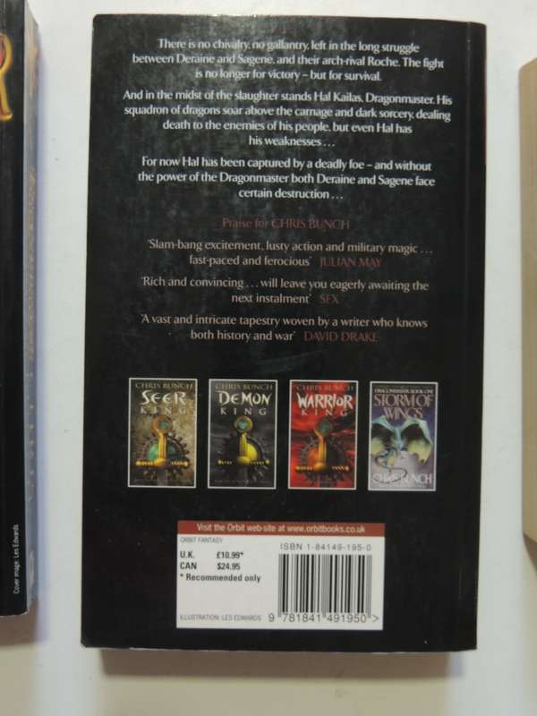 The Dragonmaster Trilogy,The Storm Of Wings, Knighthood Of The Dragon, The Last Battle - Chris Bunch