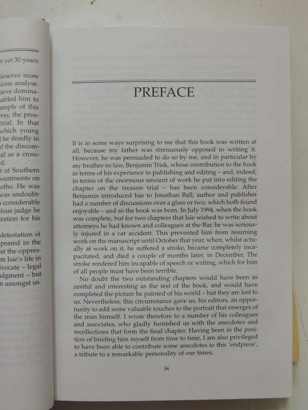 A Life At Law - The Memoirs Of IA Maisels, QC - Isie Maisels