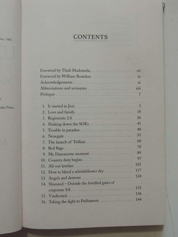 Uncaptured - The True Account Of The Nenegate/Trillian Whistleblower - Mosilo Mothepu (Inscribed)