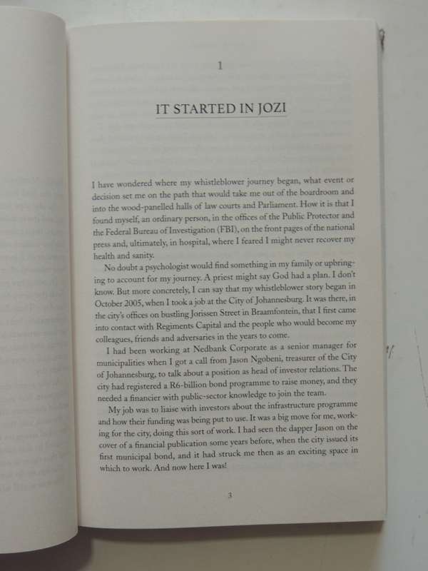 Uncaptured - The True Account Of The Nenegate/Trillian Whistleblower - Mosilo Mothepu (Inscribed)