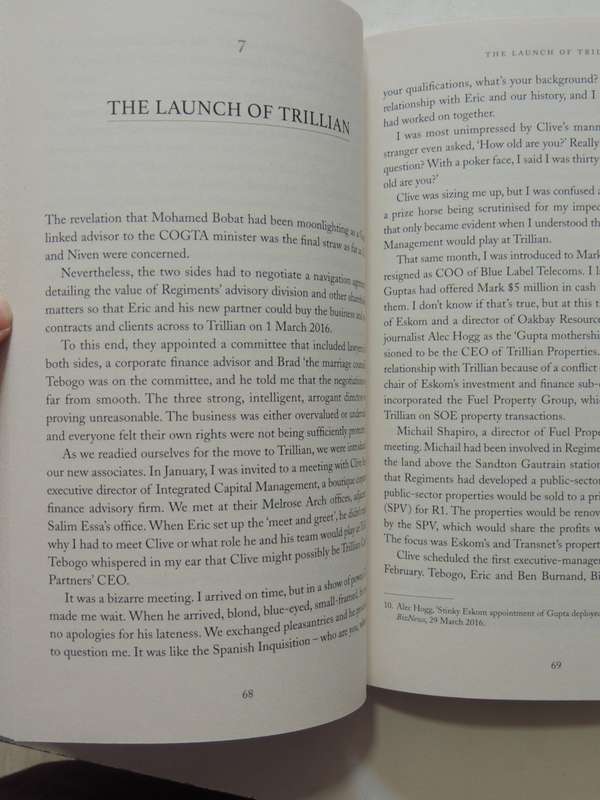 Uncaptured - The True Account Of The Nenegate/Trillian Whistleblower - Mosilo Mothepu (Inscribed)