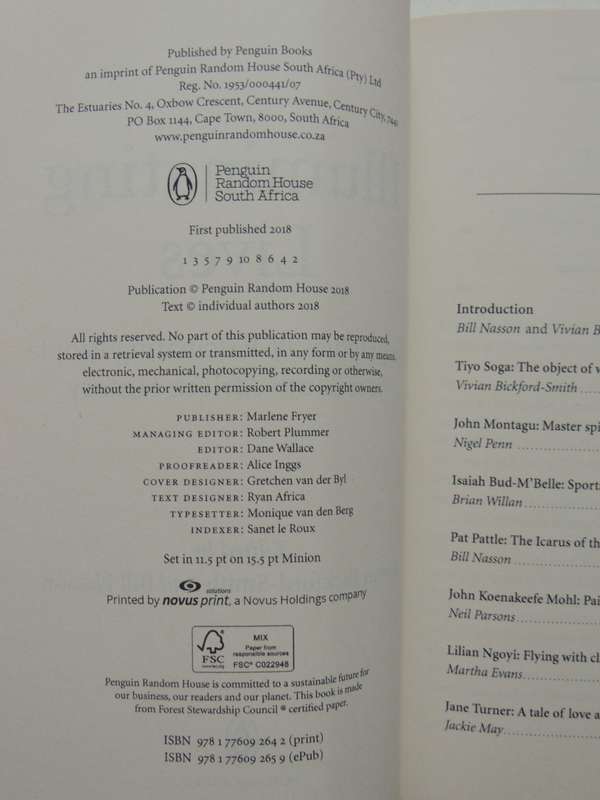 Illuminating Lives - Biographies Of Fascinating People From South African Historyed Vivian Bickford