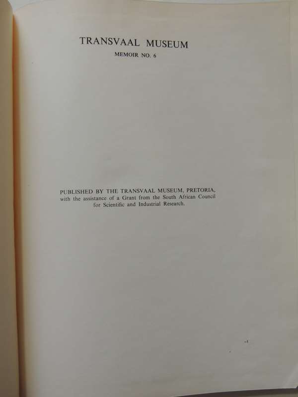 Swartkrans Ape-Man - Paranthropus Crassidens - Robert Broom F.R.S. & J.T. Robinson