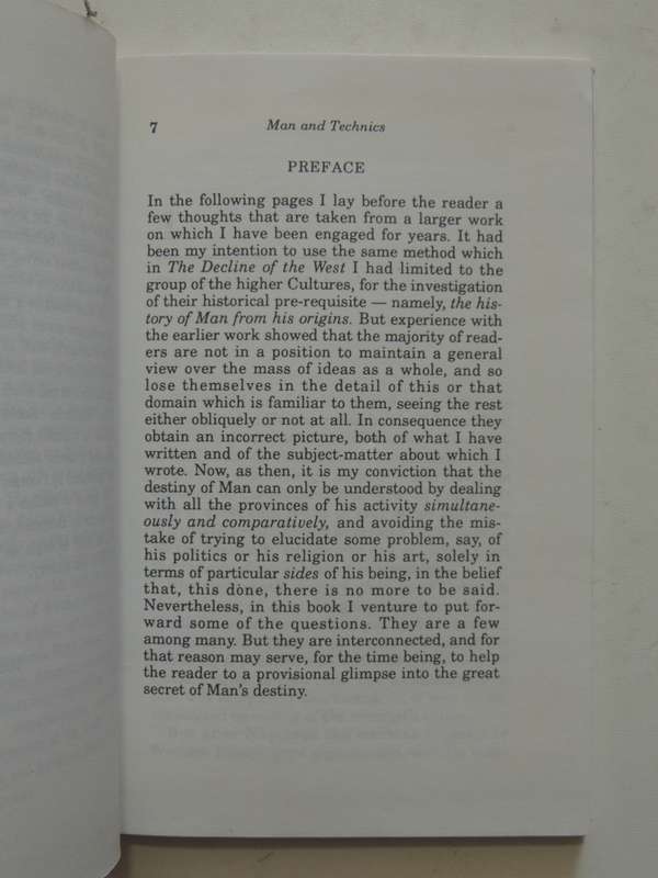 Man And Mechanics - A Contribution To A Philosophy Of Life- Oswald Spengler