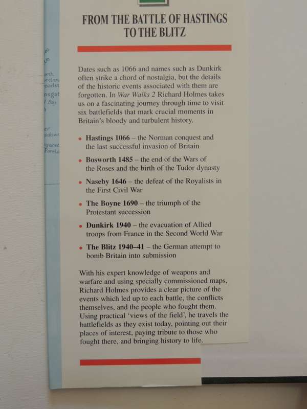 War Walks 2 From The Battle Of Hastings To The Blitz - Richard Holmes