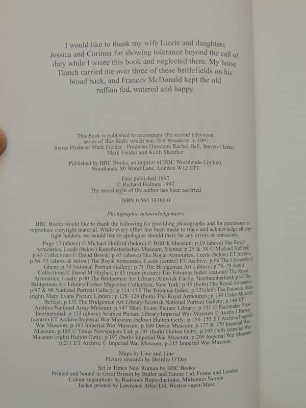 War Walks 2 From The Battle Of Hastings To The Blitz - Richard Holmes
