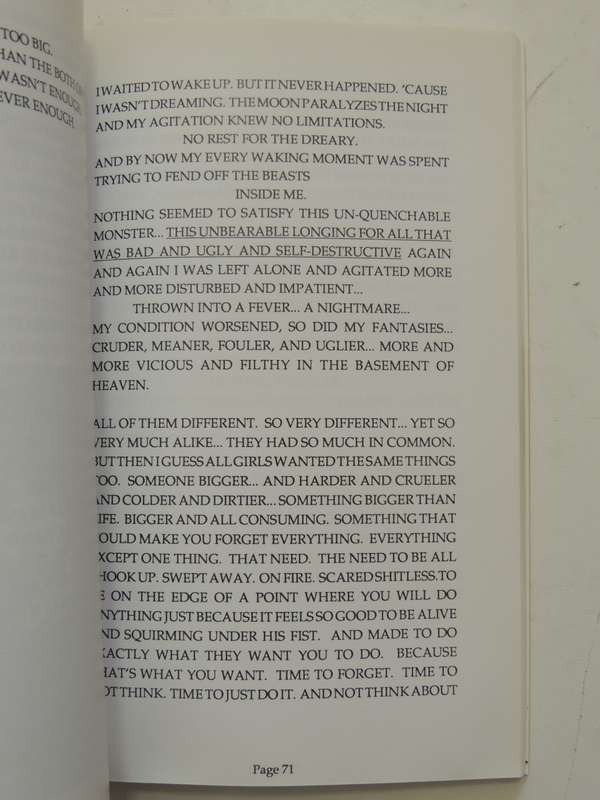 Incriminating Evidence - Lydia Lunch    FIRST ED.  1992