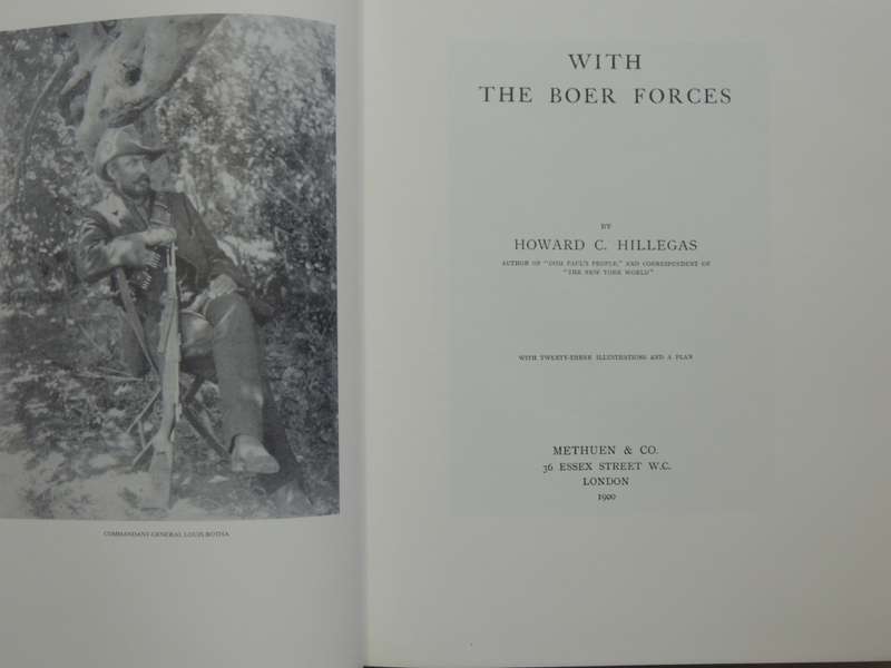 With The Boer Forces (Scripta Africana Limited Edition 947/1000)  - Howard C. Hillegas
