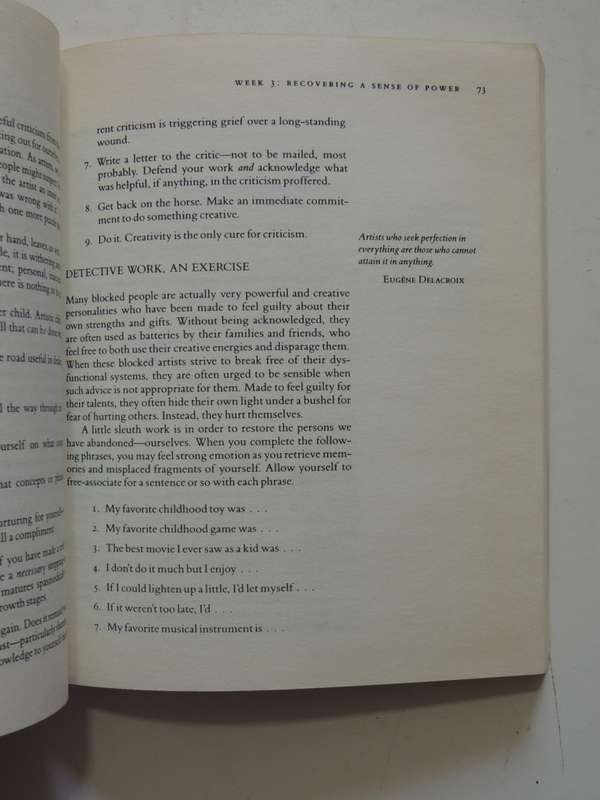 The Artist`s Way, A Course in Discovering & Recovering your Creative Self - Julia Cameron