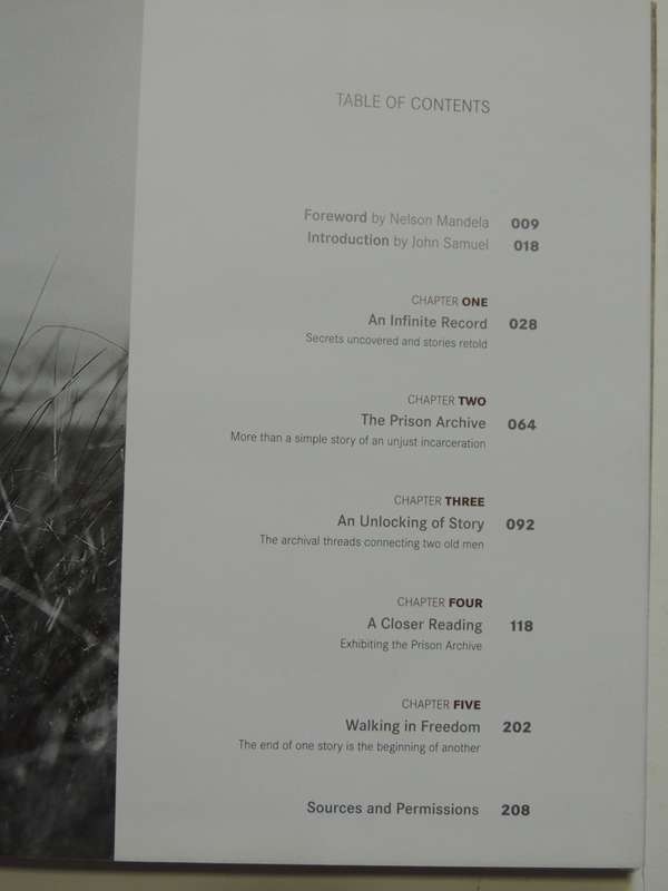 A Prisoner In The Garden - Opening Nelson Mandela`s Prison Archive (1st Edition 2005)