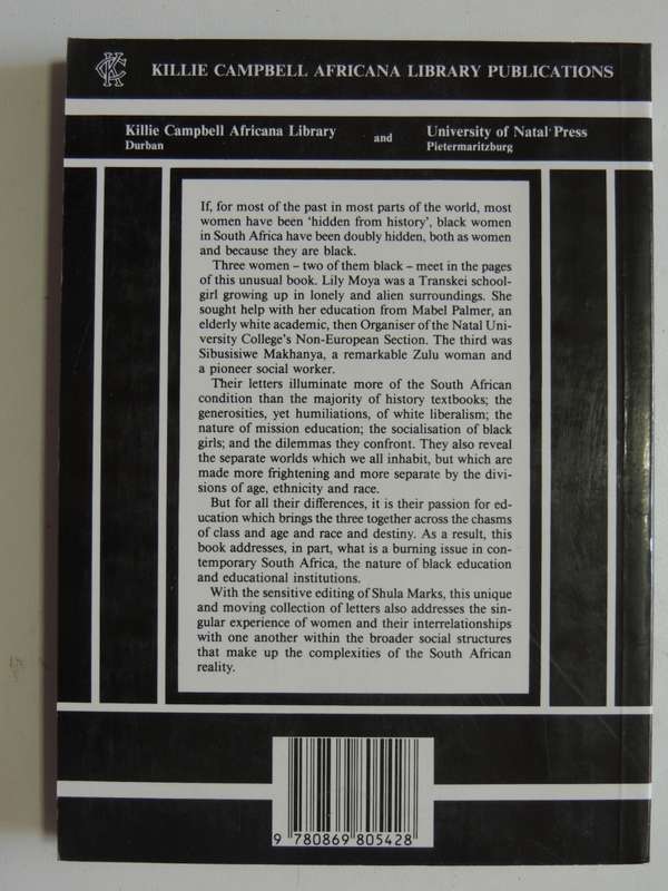 Not Either An Experimental Doll - The Separate Worlds Of Three South African Women - ed. Shula Marks