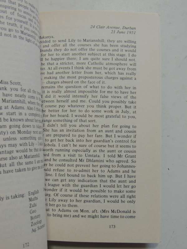 Not Either An Experimental Doll - The Separate Worlds Of Three South African Women - ed. Shula Marks