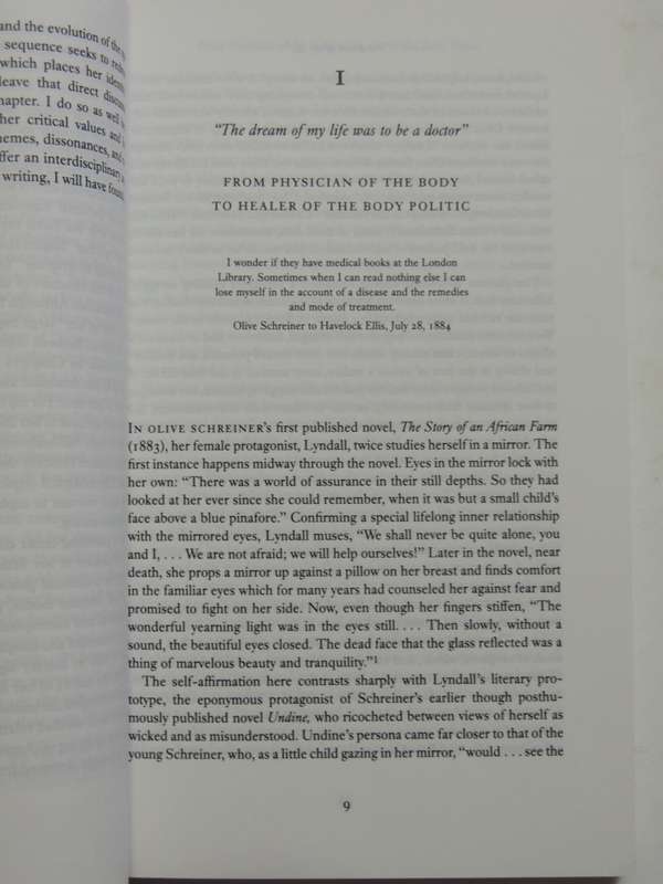 The Healing Imagination Of Olive Schreiner - Beyond South African Colonialism- Joyce Avrech Berkman