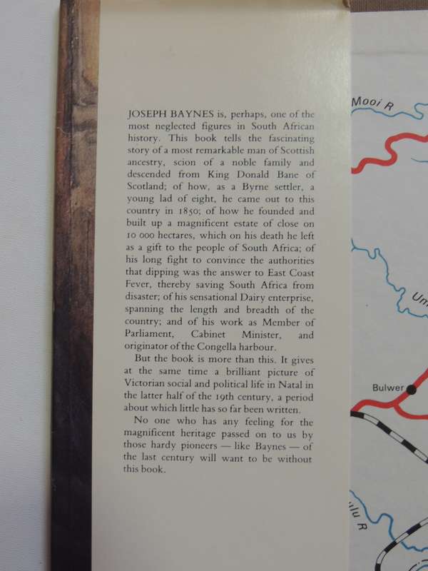 Joseph Baynes - Pioneer  - R.O. Pearse      (Signed)