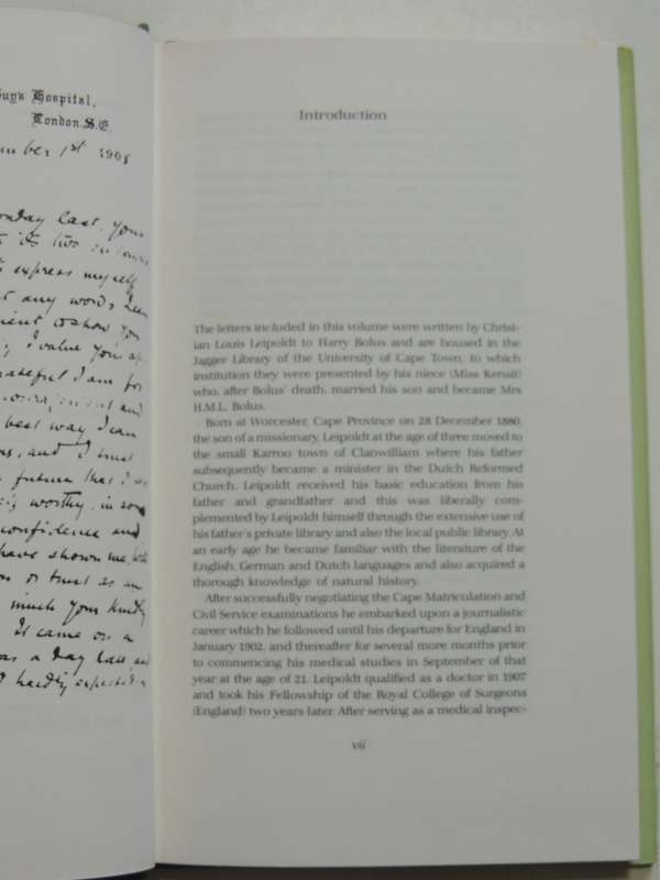 Dear Dr Bolus,Letters From Clanwilliam, London,NY &The Continent Written..Medica...-C Louis Leipoldt