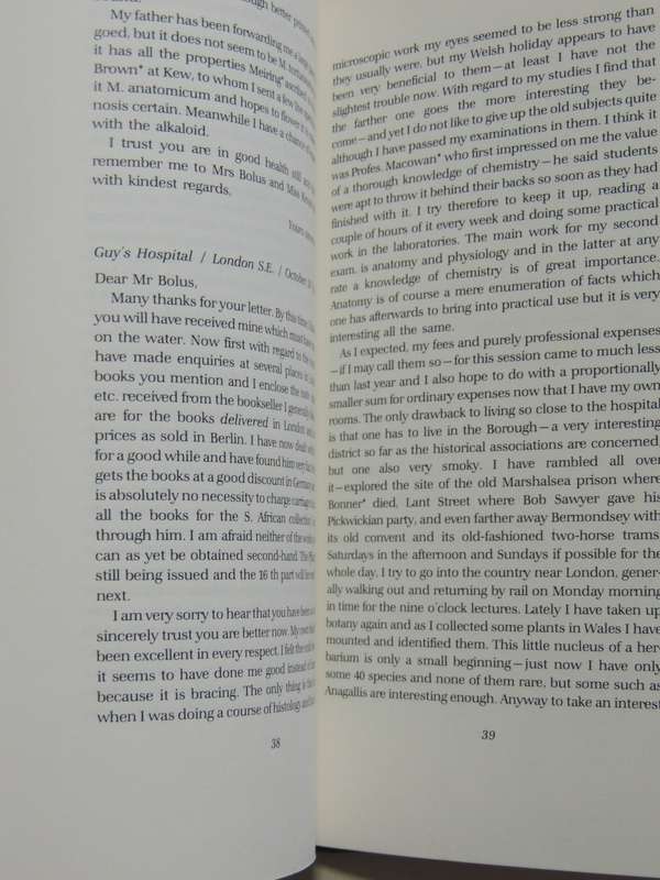 Dear Dr Bolus,Letters From Clanwilliam, London,NY &The Continent Written..Medica...-C Louis Leipoldt