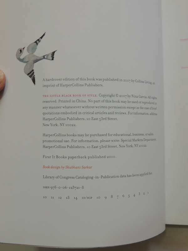 The Little Black Book Of Style - Nina Garcia