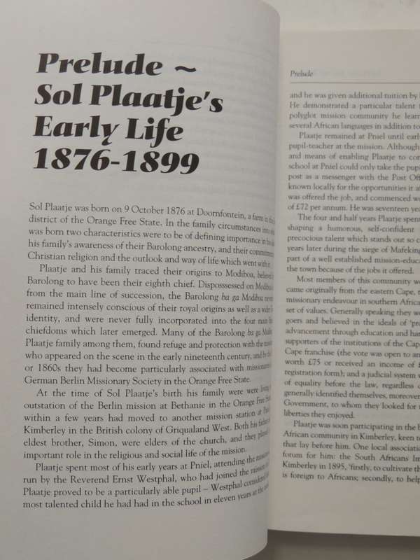 Sol Plaatje - Selected Writings - Ed. Brian Willan