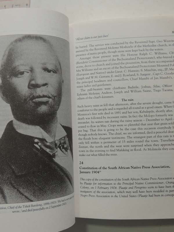 Sol Plaatje - Selected Writings - Ed. Brian Willan