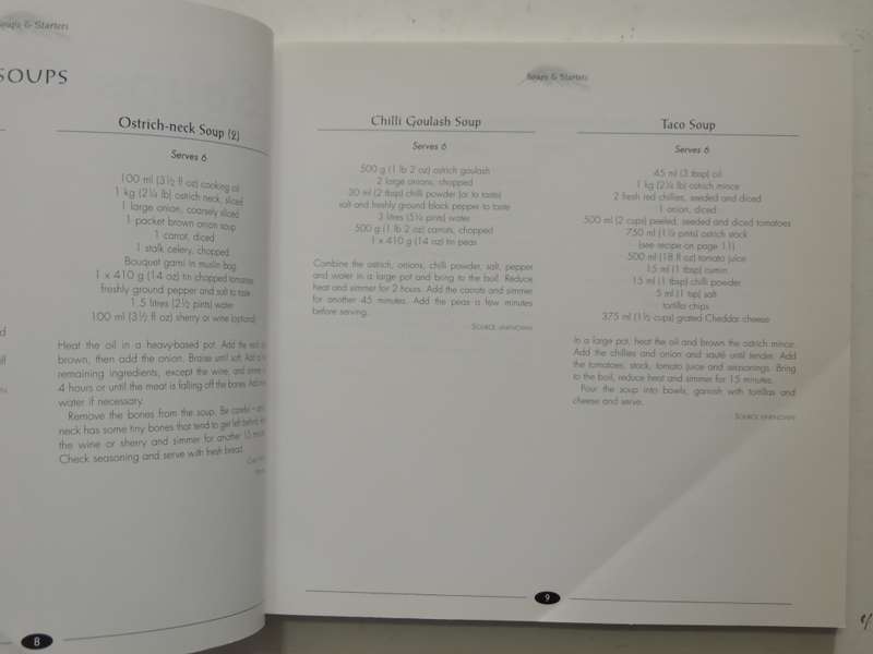 The Ostrich Cookbook- Pauline Henderson & Danelle Coulson