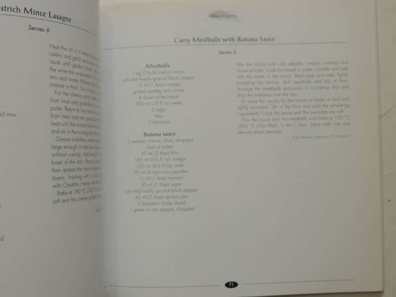 The Ostrich Cookbook- Pauline Henderson & Danelle Coulson