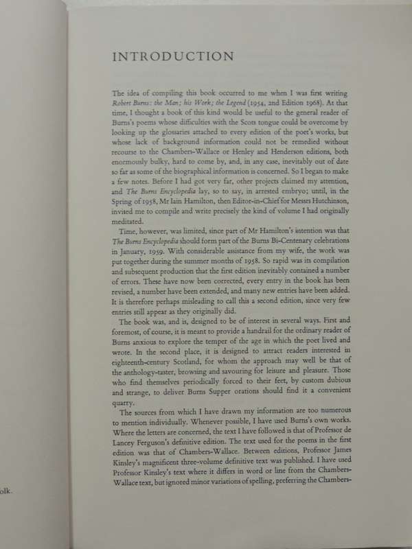 The Burns Encyclopedia - Maurice Lindsay