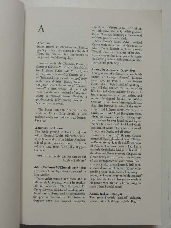 The Burns Encyclopedia - Maurice Lindsay