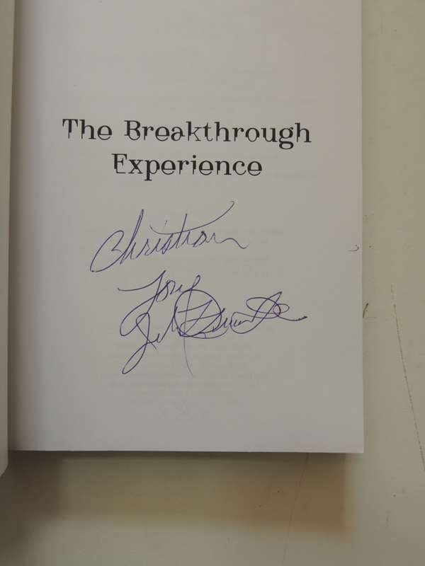 The Breakthrough Experience, Revolutionary New Approach...Personal Transformation -John Demartini Si