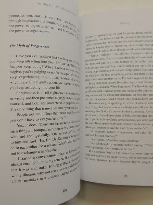 The Breakthrough Experience, Revolutionary New Approach...Personal Transformation -John Demartini Si