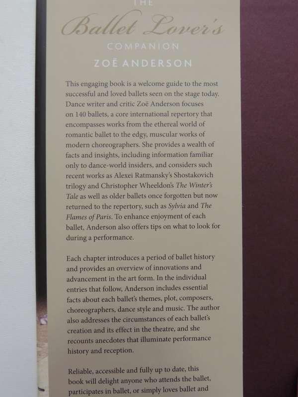 The Ballet Lover`s Companion - Zoe Anderson