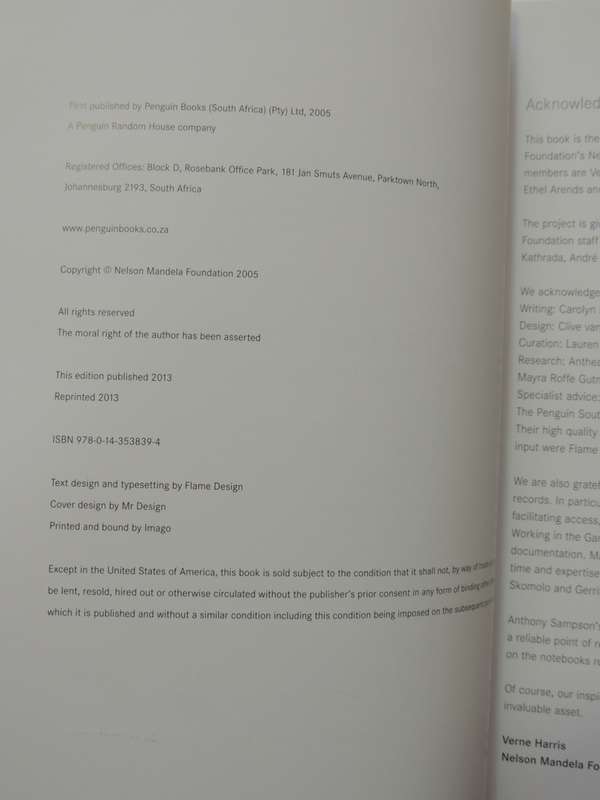A Prisoner In The Garden - Signed By Sello Hatang Chief Executive Nelson Mandela Foundation