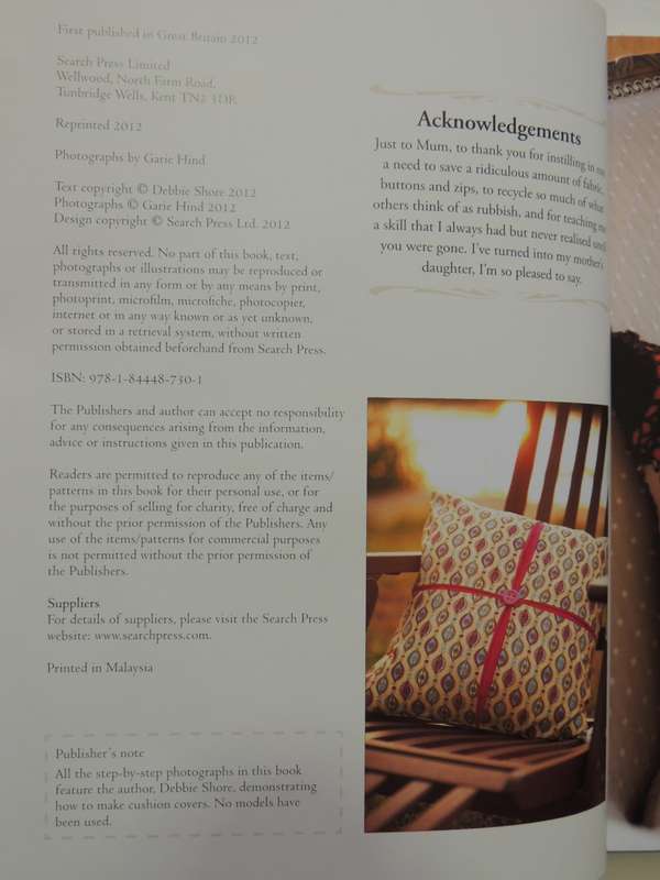Making Cushion Covers  - Debbie Shore