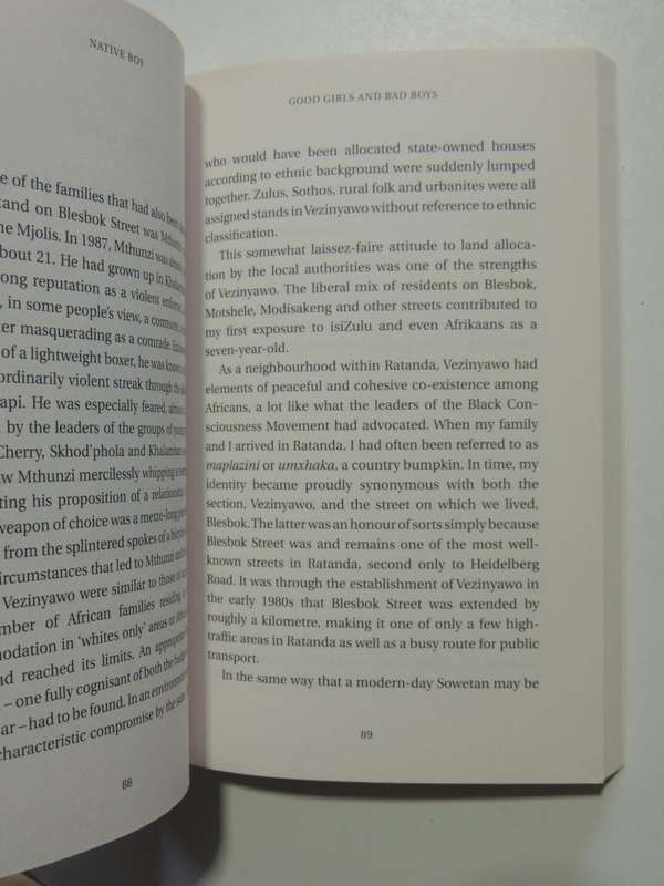 Native Boy - Confessions Of A Maplazini In The City - Thabo A. Molefe
