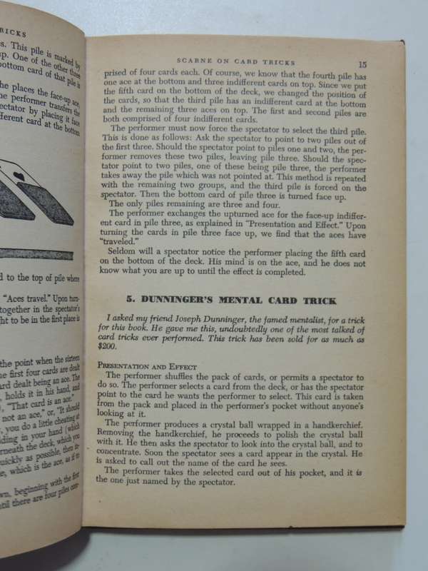 Scarne On Card TricksSCARCE  First English Edition 1953