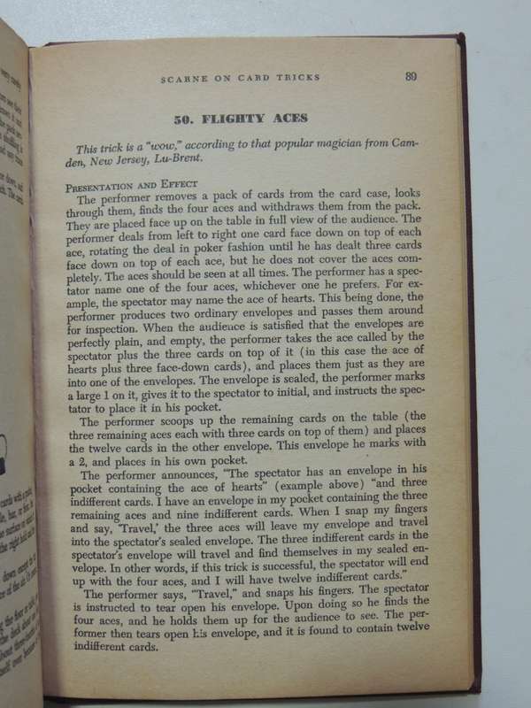Scarne On Card TricksSCARCE  First English Edition 1953