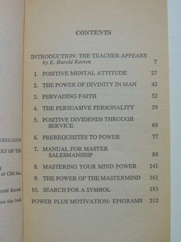 Succeed And Grow Rich Through Persuasion - Napoleon Hill & E. Harold Keown