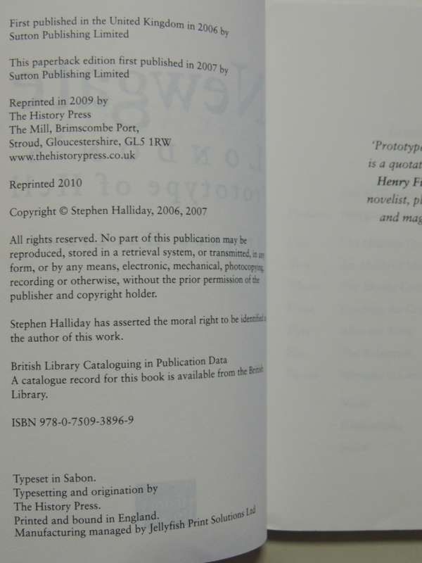 Newgate - London`s Prototype Of Hell - Stephen Halliday