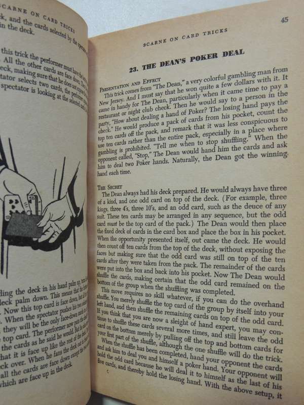 Scarne On Card TricksSCARCE  First English Edition 1953
