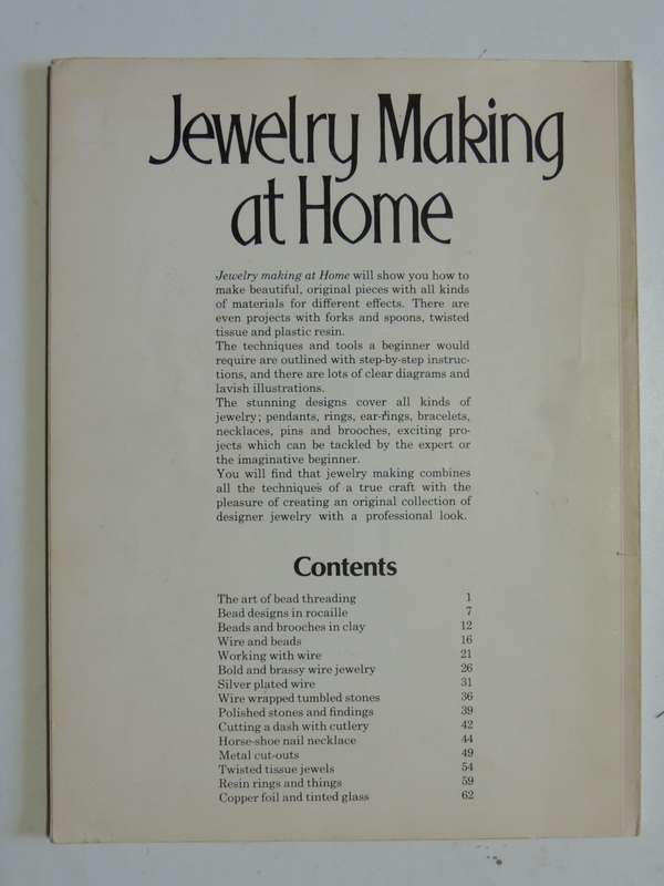 Jewelry Making At Home - Creative Designs With Metal, Wood, Beads & Clay