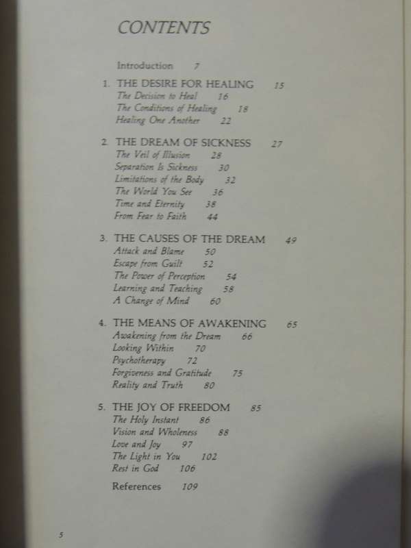 A Gift Of Healing - Selections From A Course In Miracles - ed Frances Vaughan & Roger Walsh