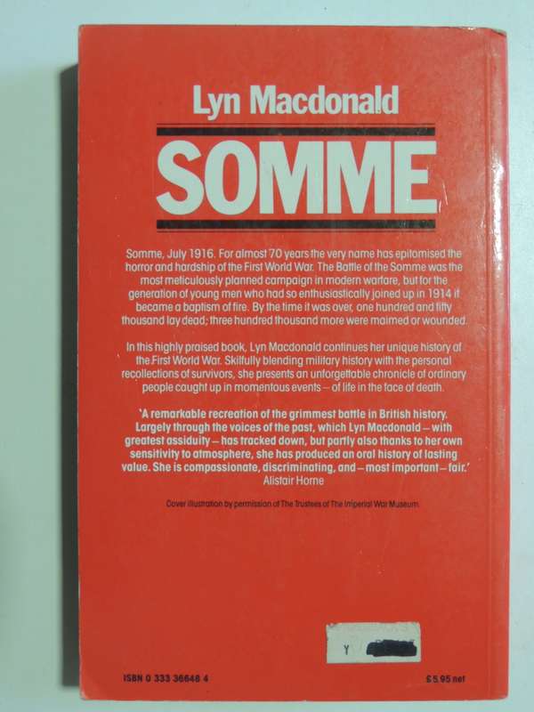 Somme  - Lyn Macdonald