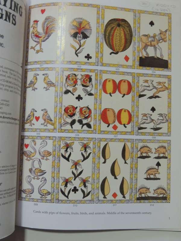 Antique Playing Card Designs + CD
