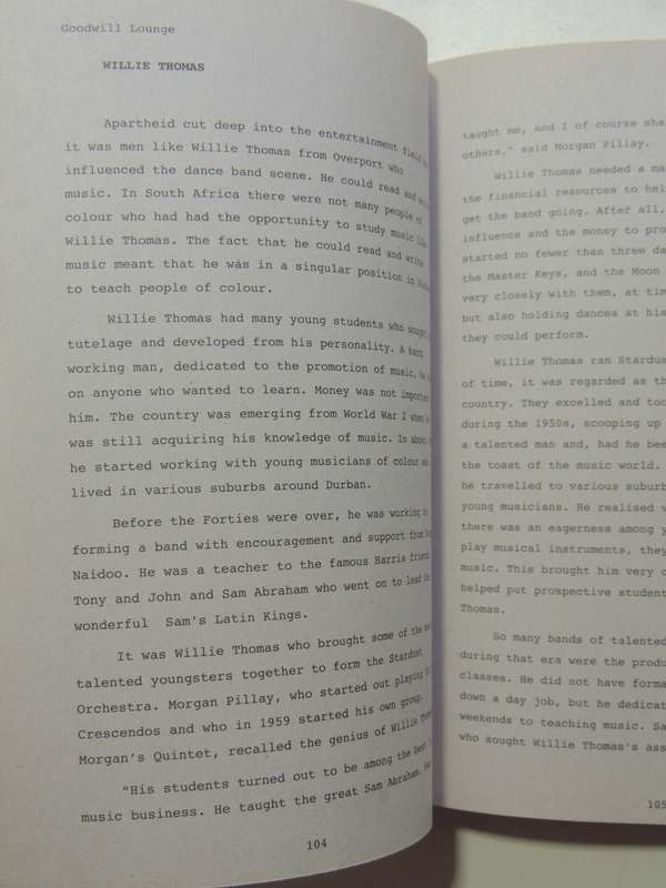 The Goodwill Lounge (Inscribed By Author To Jay Naidoo)  - Farook Khan